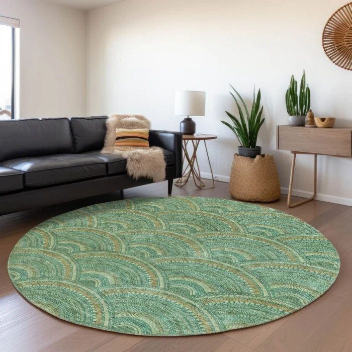 Addison Chantille ACN984-Sage 8 ft. X 8 ft. Round Rug