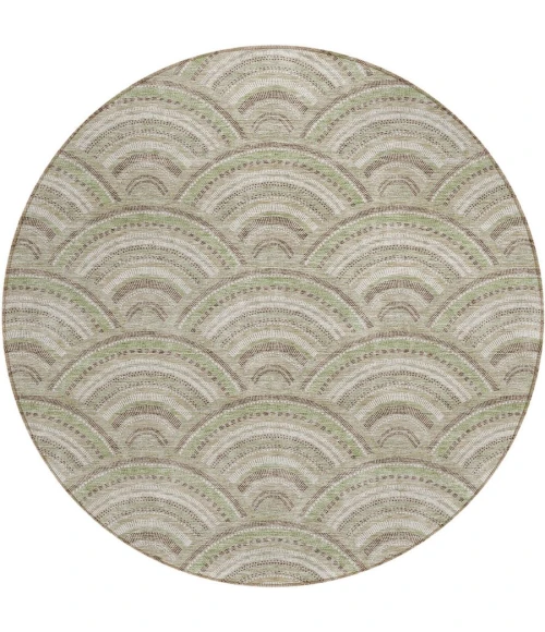 Addison Chantille ACN984-Taupe 8 ft. X 8 ft. Round Rug