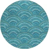 Addison Chantille ACN984-Teal 8 ft. X 8 ft. Round Rug