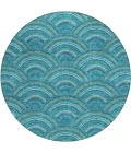 Addison Chantille ACN984-Teal 8 ft. X 8 ft. Round Rug