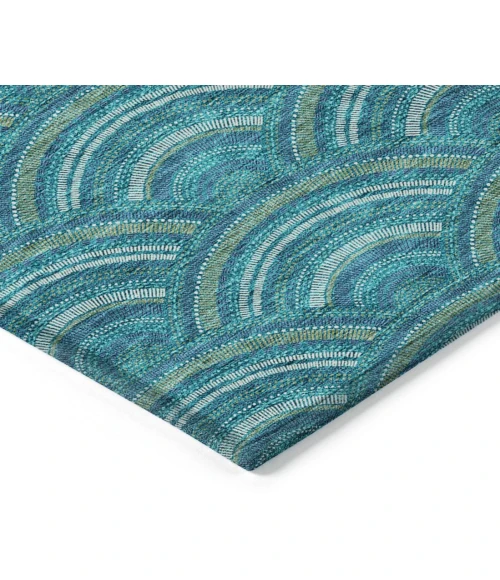 Addison Chantille ACN984-Teal 8 ft. X 8 ft. Round Rug