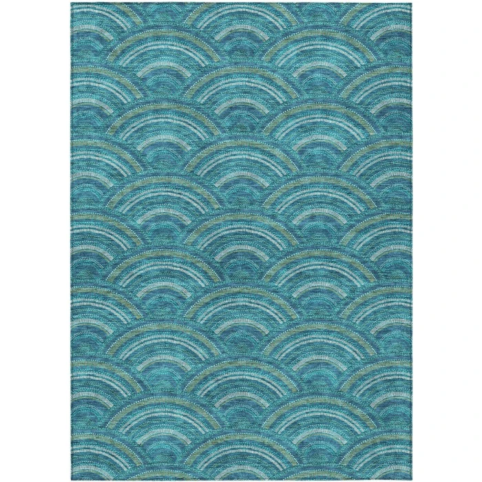 Addison Chantille ACN984-Teal 10 ft. X 14 ft. Rectangle Rug