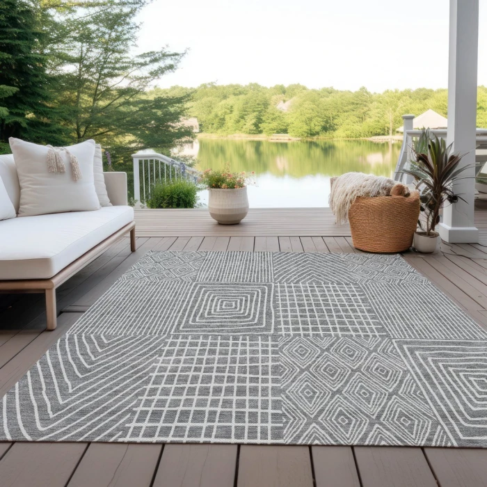 Addison Rugs Chantille Gray ACN990 8ft. x 10ft. Rect. Rug