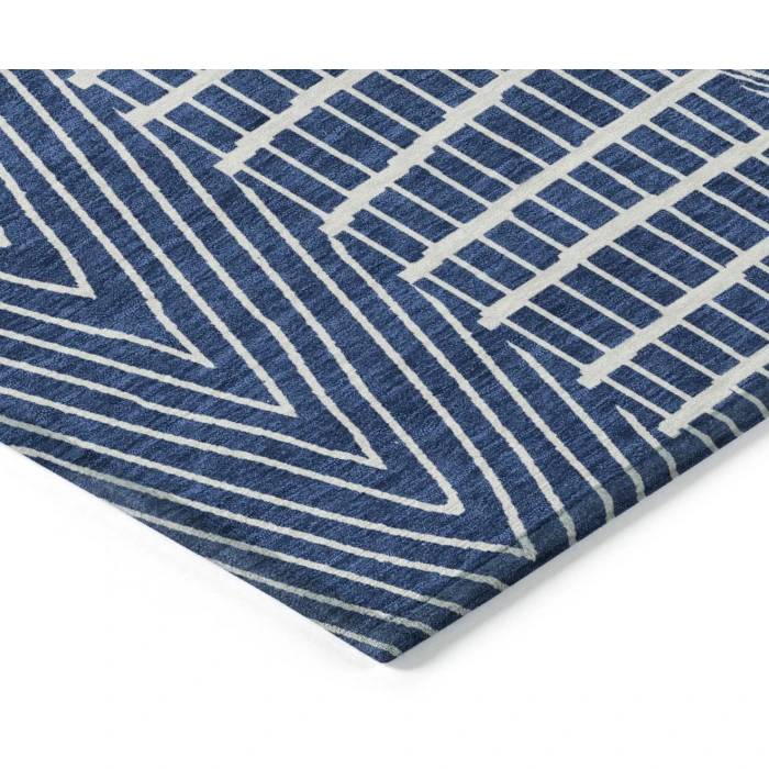 Addison Rugs Chantille Blue ACN990 5ft. x 7ft.6in. Rect. Rug