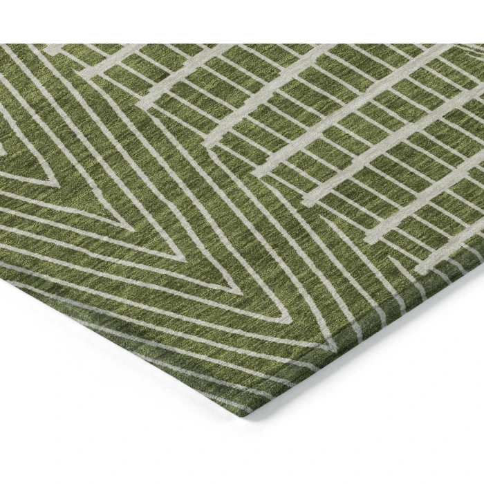 Addison Rugs Chantille Green ACN990 8ft. x 10ft. Rect. Rug