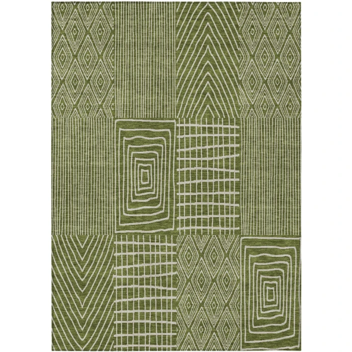 Addison Rugs Chantille Green ACN990 8ft. x 10ft. Rect. Rug