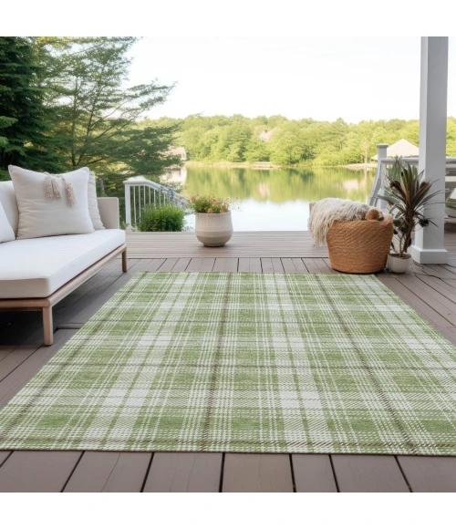 Addison Rugs Chantille Green ACN993 8ft. x 10ft. Rect. Rug