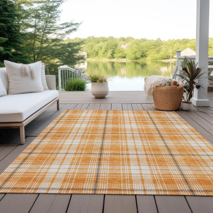 Addison Rugs Chantille Orange ACN993 5ft. x 7ft.6in. Rect. Rug
