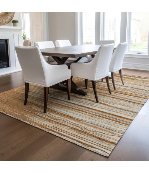 Addison Rugs Chantille Orange ACN996 5ft. x 7ft.6in. Rect. Rug