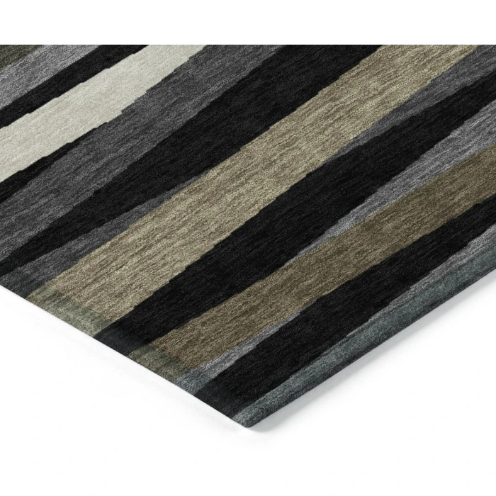 Addison Rugs Chantille Black ACN997 9ft. x 12ft. Rect. Rug