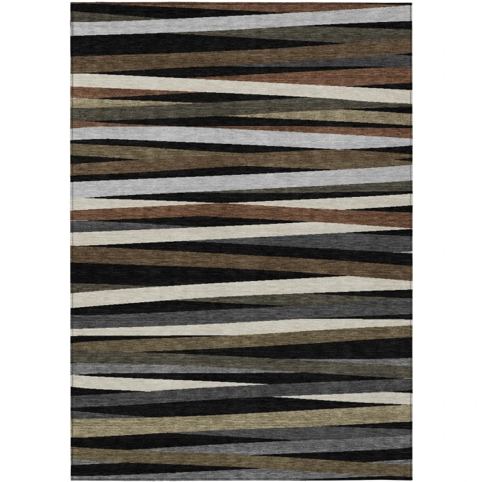 Addison Rugs Chantille Black ACN997 9ft. x 12ft. Rect. Rug
