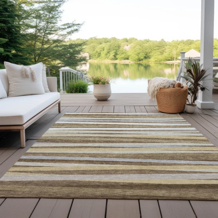 Addison Rugs Chantille Brown ACN997 5ft. x 7ft.6in. Rect. Rug