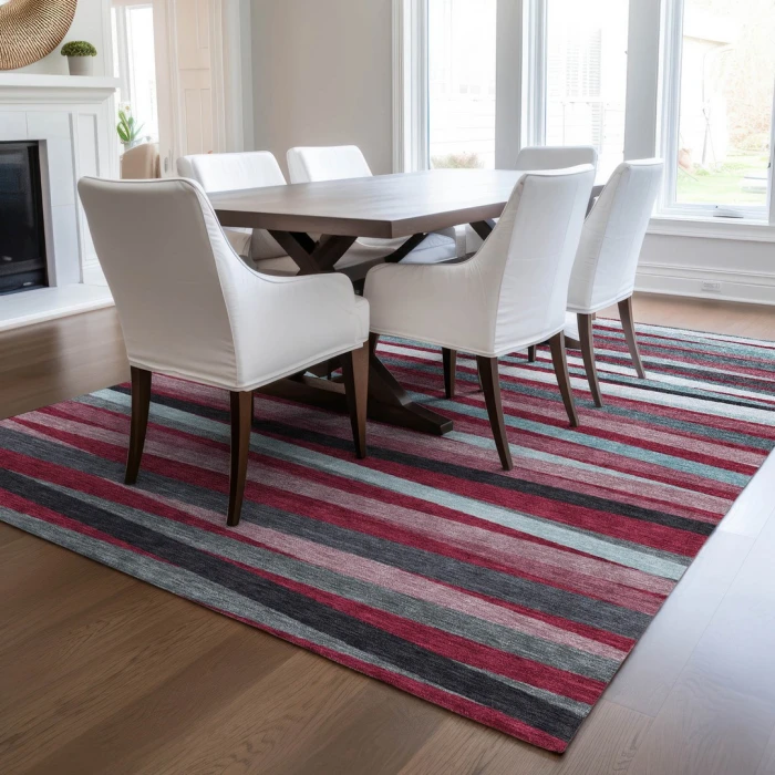 Addison Rugs Chantille Red ACN997 5ft. x 7ft.6in. Rect. Rug