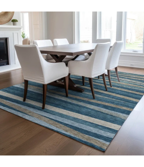Addison Rugs Chantille Blue ACN997 5ft. x 7ft.6in. Rect. Rug