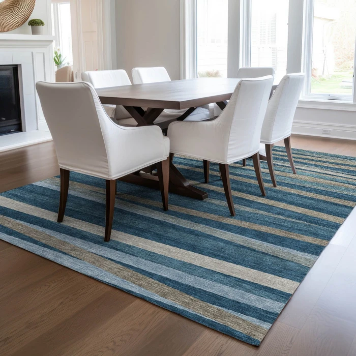 Addison Rugs Chantille Blue ACN997 5ft. x 7ft.6in. Rect. Rug