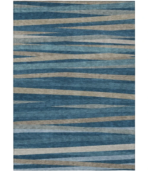 Addison Rugs Chantille Blue ACN997 5ft. x 7ft.6in. Rect. Rug