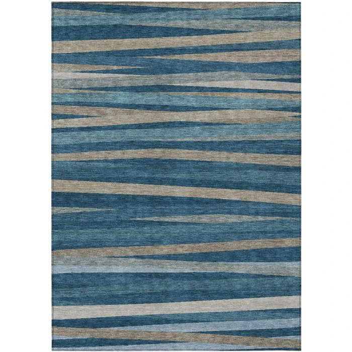 Addison Rugs Chantille Blue ACN997 5ft. x 7ft.6in. Rect. Rug