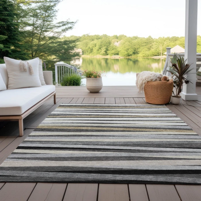 Addison Rugs Chantille Gray ACN997 5ft. x 7ft.6in. Rect. Rug
