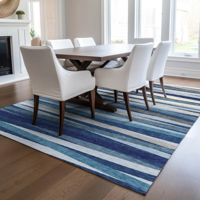 Addison Rugs Chantille Blue ACN997 5ft. x 7ft.6in. Rect. Rug