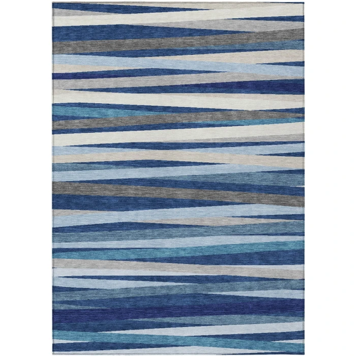 Addison Rugs Chantille Blue ACN997 5ft. x 7ft.6in. Rect. Rug