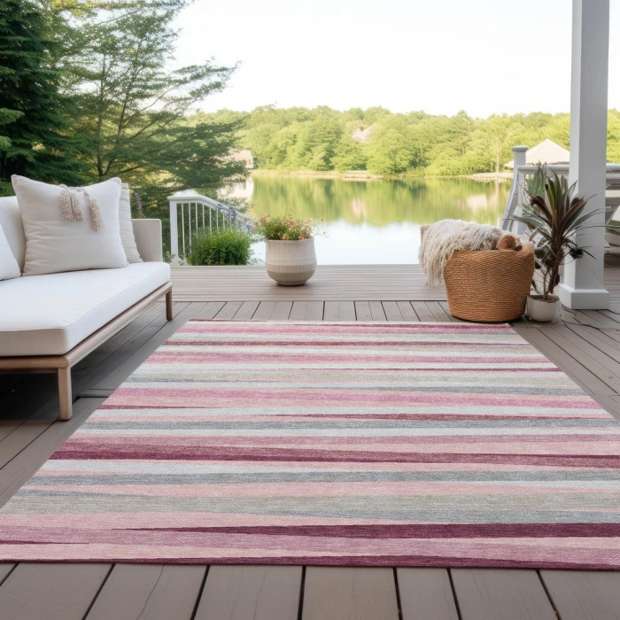 Addison Rugs Chantille Pink ACN997 5ft. x 7ft.6in. Rect. Rug