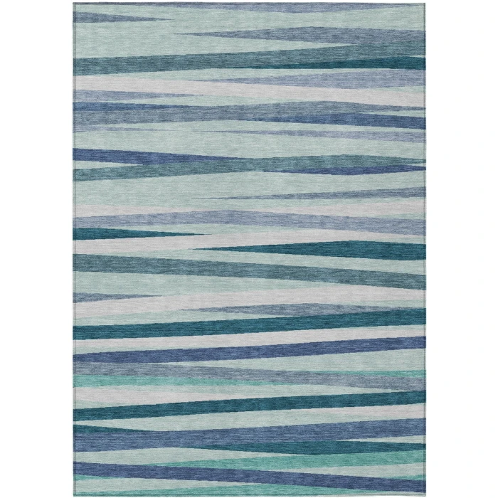 Addison Rugs Chantille Teal ACN997 8ft. x 10ft. Rect. Rug