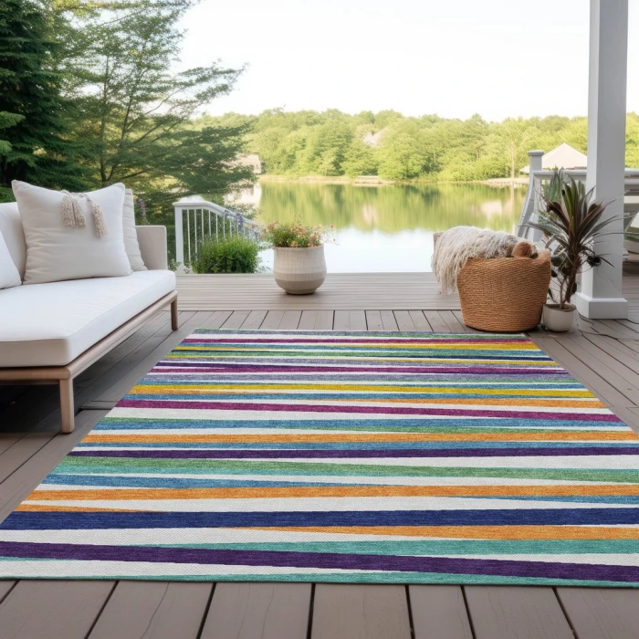 Addison Rugs Chantille Ivory ACN997 5ft. x 7ft.6in. Rect. Rug