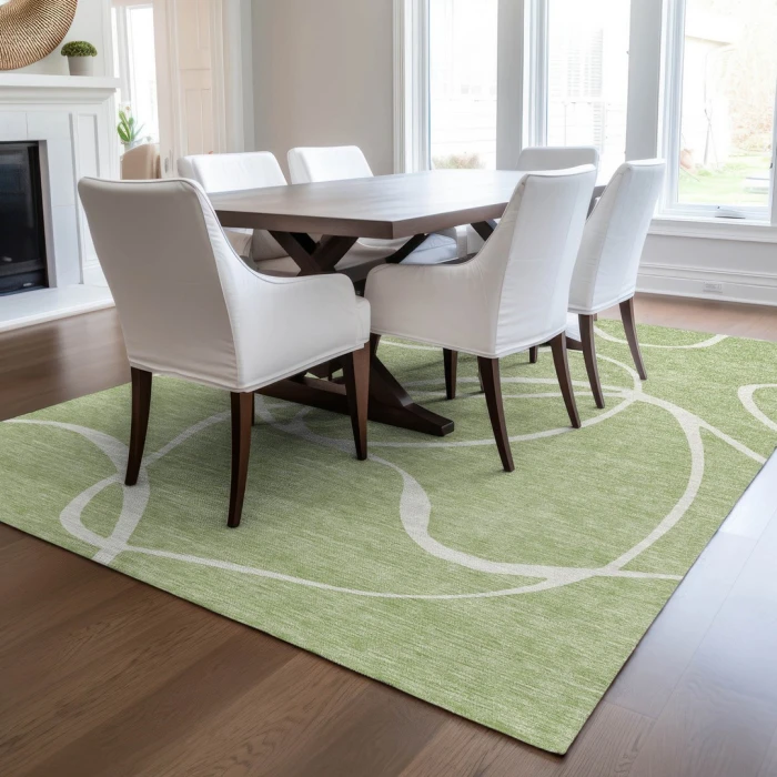 Addison Rugs Chantille Green ACN999 8ft. x 10ft. Rect. Rug