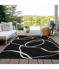 Addison Rugs Chantille Black ACN999 9ft. x 12ft. Rect. Rug
