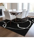 Addison Rugs Chantille Black ACN999 9ft. x 12ft. Rect. Rug