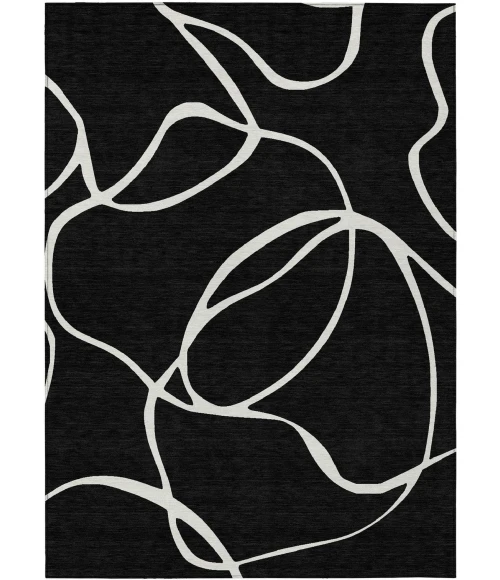 Addison Rugs Chantille Black ACN999 9ft. x 12ft. Rect. Rug