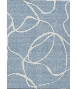 Addison Rugs Chantille Blue ACN999 9ft. x 12ft. Rect. Rug
