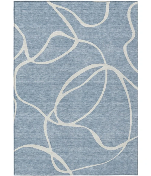 Addison Rugs Chantille Blue ACN999 8ft. x 10ft. Rect. Rug