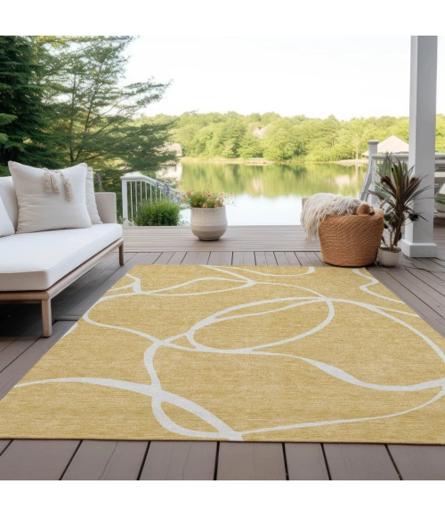 Addison Rugs Chantille Gold ACN999 8ft. x 10ft. Rect. Rug