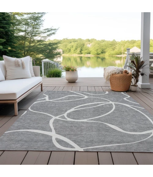 Addison Rugs Chantille Gray ACN999 5ft. x 7ft.6in. Rect. Rug
