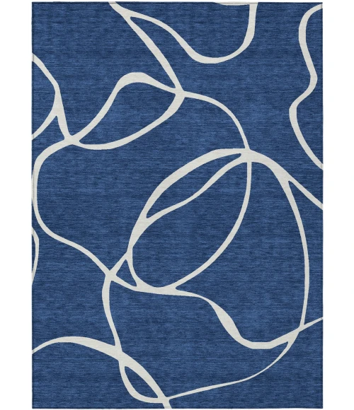 Addison Rugs Chantille Blue ACN999 9ft. x 12ft. Rect. Rug