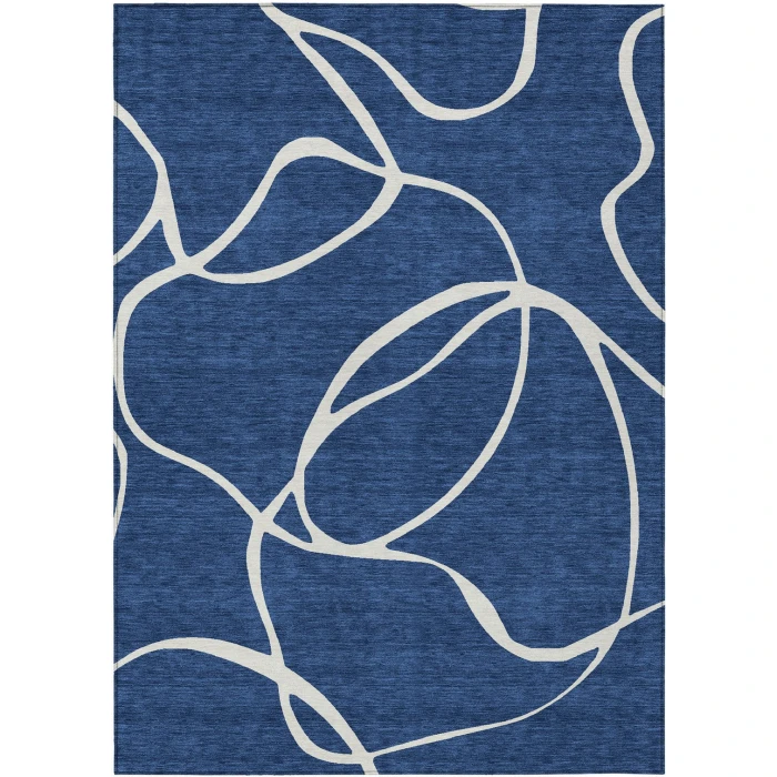 Addison Rugs Chantille Blue ACN999 8ft. x 10ft. Rect. Rug