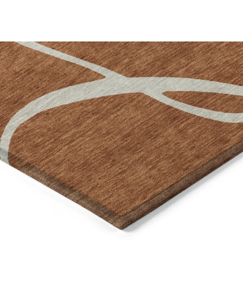 Addison Rugs Chantille Orange ACN999 9ft. x 12ft. Rect. Rug
