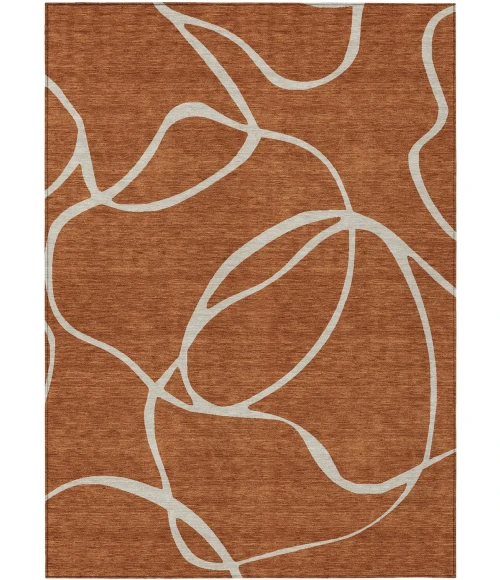 Addison Rugs Chantille Orange ACN999 9ft. x 12ft. Rect. Rug