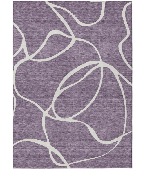 Addison Rugs Chantille Purple ACN999 5ft. x 7ft.6in. Rect. Rug