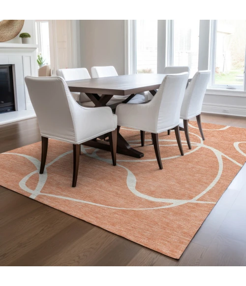 Addison Rugs Chantille Orange ACN999 5ft. x 7ft.6in. Rect. Rug