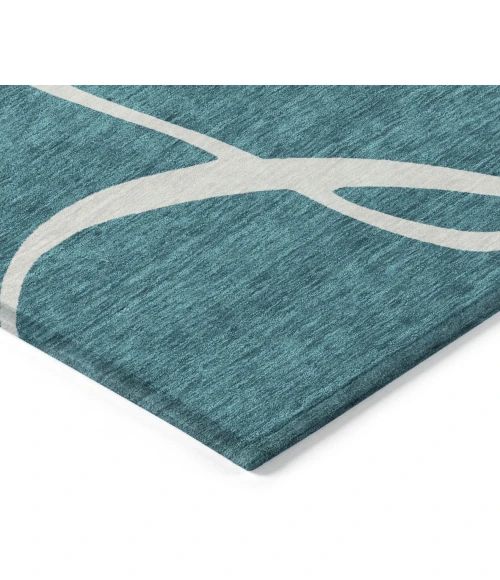 Addison Rugs Chantille Teal ACN999 5ft. x 7ft.6in. Rect. Rug