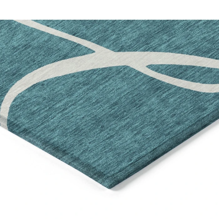 Addison Rugs Chantille Teal ACN999 5ft. x 7ft.6in. Rect. Rug