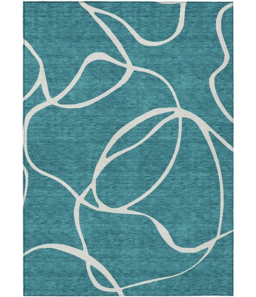 Addison Rugs Chantille Teal ACN999 5ft. x 7ft.6in. Rect. Rug