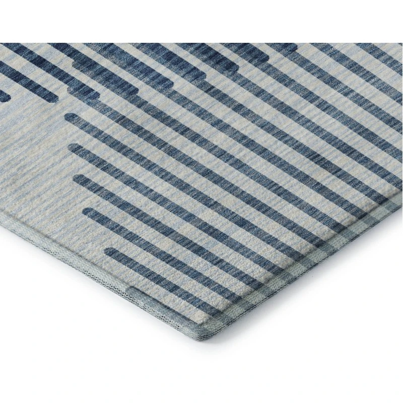 Addison Mayfield Blue AMF1001 - 8ft. Round Rug