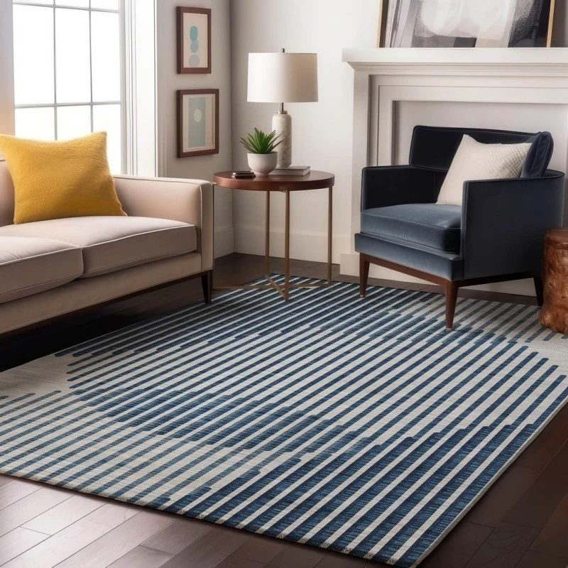 Addison Mayfield Blue AMF1001 8ft. x 10ft. Rect. Rug