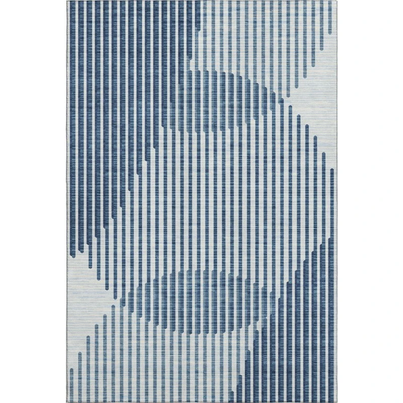 Addison Mayfield Blue AMF1001 - 8ft. Round Rug