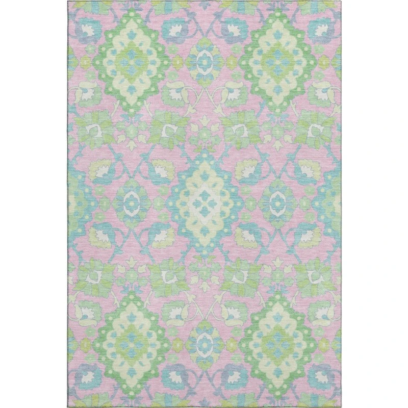 Addison Mayfield Pink AMF1002 - 8ft. Round Rug