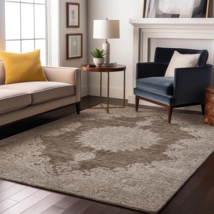 Addison Mayfield Brown AMF1003 5ft. x 7ft. 6in. Rect. Rug