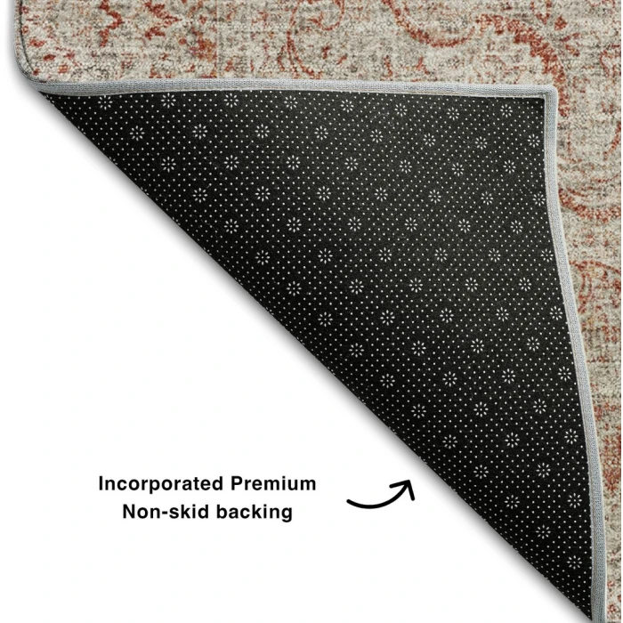 Addison Mayfield Orange AMF1003 5ft. x 7ft. 6in. Rect. Rug